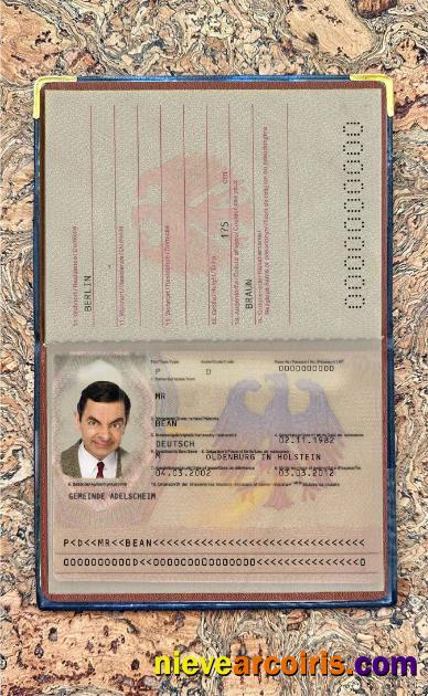 Germany passport (2005-2017) photolook